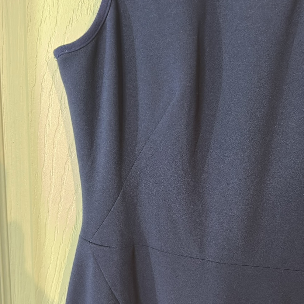 Elegant Navy Sleeveless Dress NWT - Picture 4 of 12